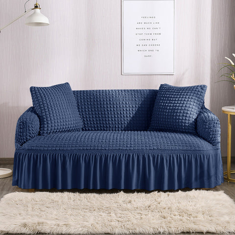 RUFFELED SUR SUCKER TURKISH SOFA COVER