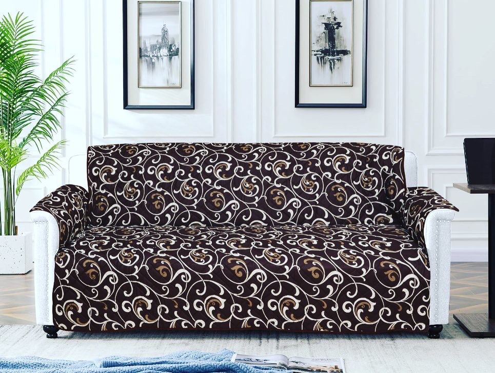 COTTON PRINTED SOFA RUNNER - SOFA COAT