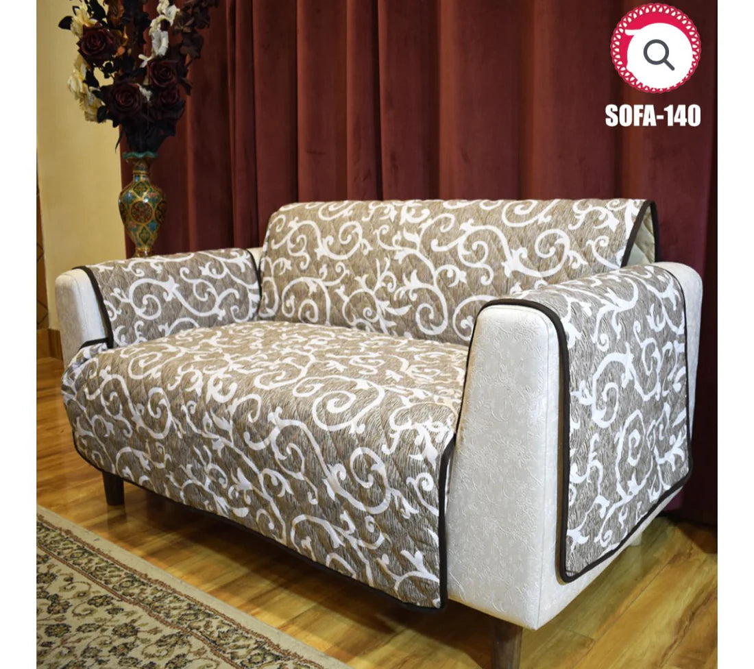 COTTON PRINTED SOFA RUNNER - SOFA COAT
