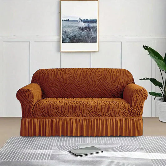 Zebra Velvet Turkish Sofa Cover