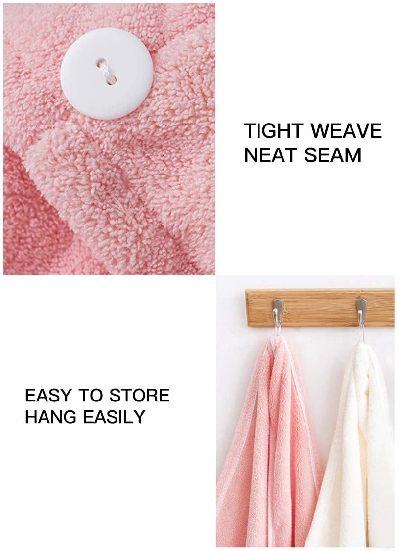 Best Hair Drying Cap Towel Hair Wrap Towel Quick Dry Cap Single piece 100% Cotton Turbie Hair Dryer Cap Towel - for diffrence color Hair Wrap Towel