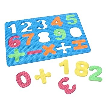 Alphanumeric Puzzle Play Mat 35x22cm Tile Of Number | Best Quality Game For Kids