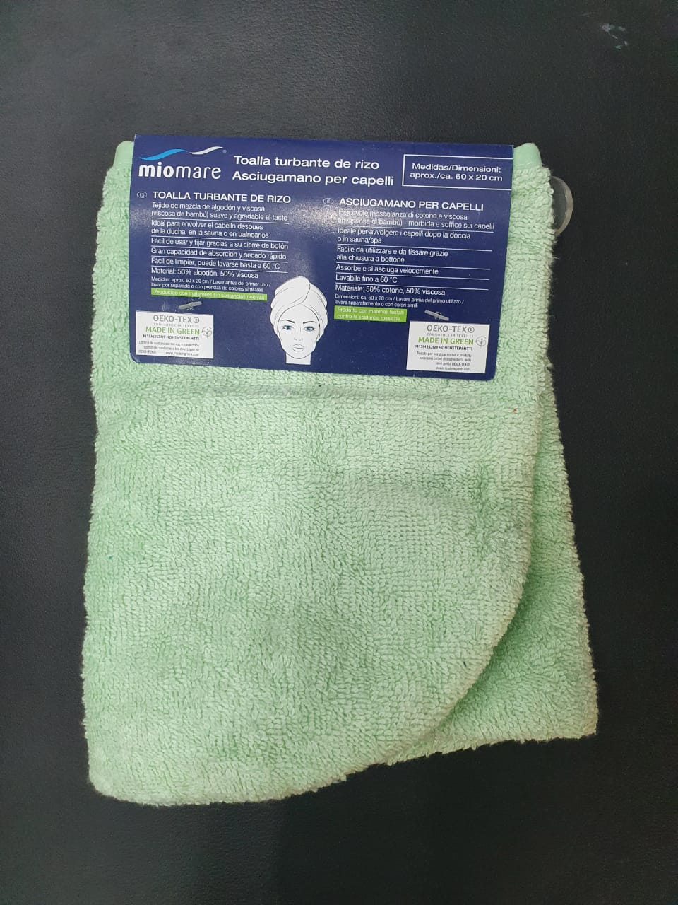 Best Hair Drying Cap Towel Hair Wrap Towel Quick Dry Cap Single piece 100% Cotton Turbie Hair Dryer Cap Towel - for diffrence color Hair Wrap Towel