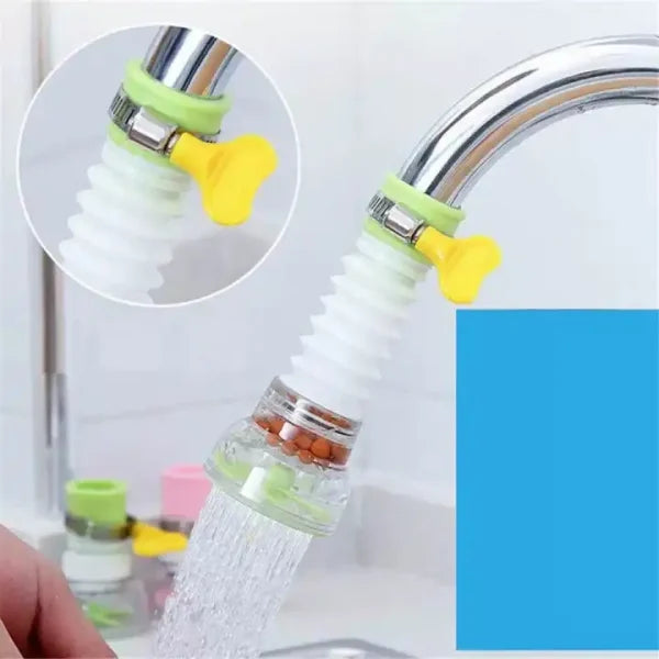 Kitchen Shower Splash Fan Faucet With Clip Water-saving Filter Tap Nozzle Extended Each