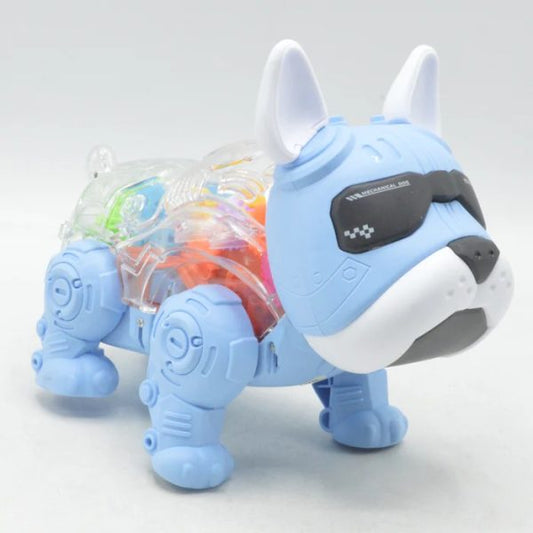 Mecha Dog Interactive Robot Toy – Walking, Music & Lights