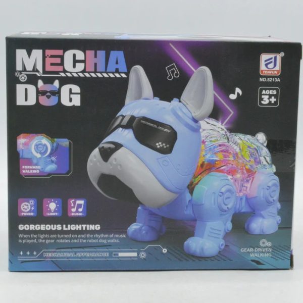 Mecha Dog Interactive Robot Toy – Walking, Music & Lights