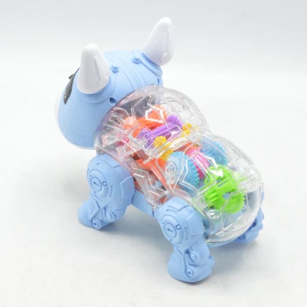Mecha Dog Interactive Robot Toy – Walking, Music & Lights