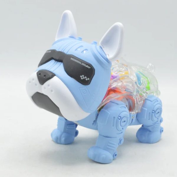 Mecha Dog Interactive Robot Toy – Walking, Music & Lights