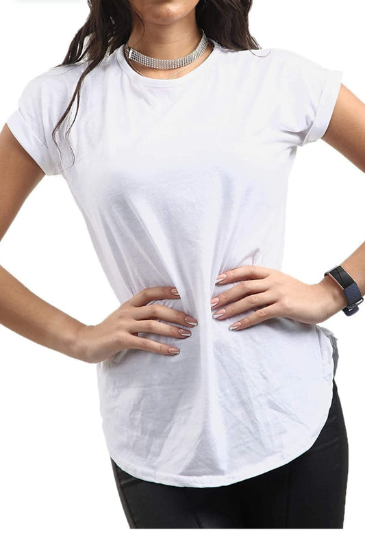 Ladies O-Neck Short Sleeve Vest