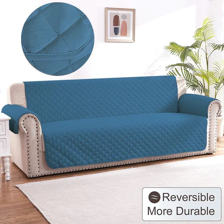 COTTON QUILTED SOFA RUNNER - SOFA COAT